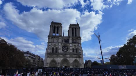 Notre-Dame medieval Catholic cathedral Paris France Europe travel landmark