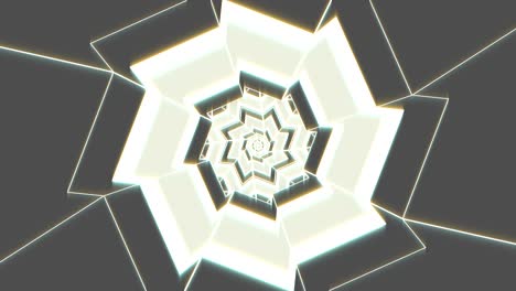 baile de discoteca y fondo de música electrónica. imágenes de bucle sin fisuras. mandala cósmica esotérica.