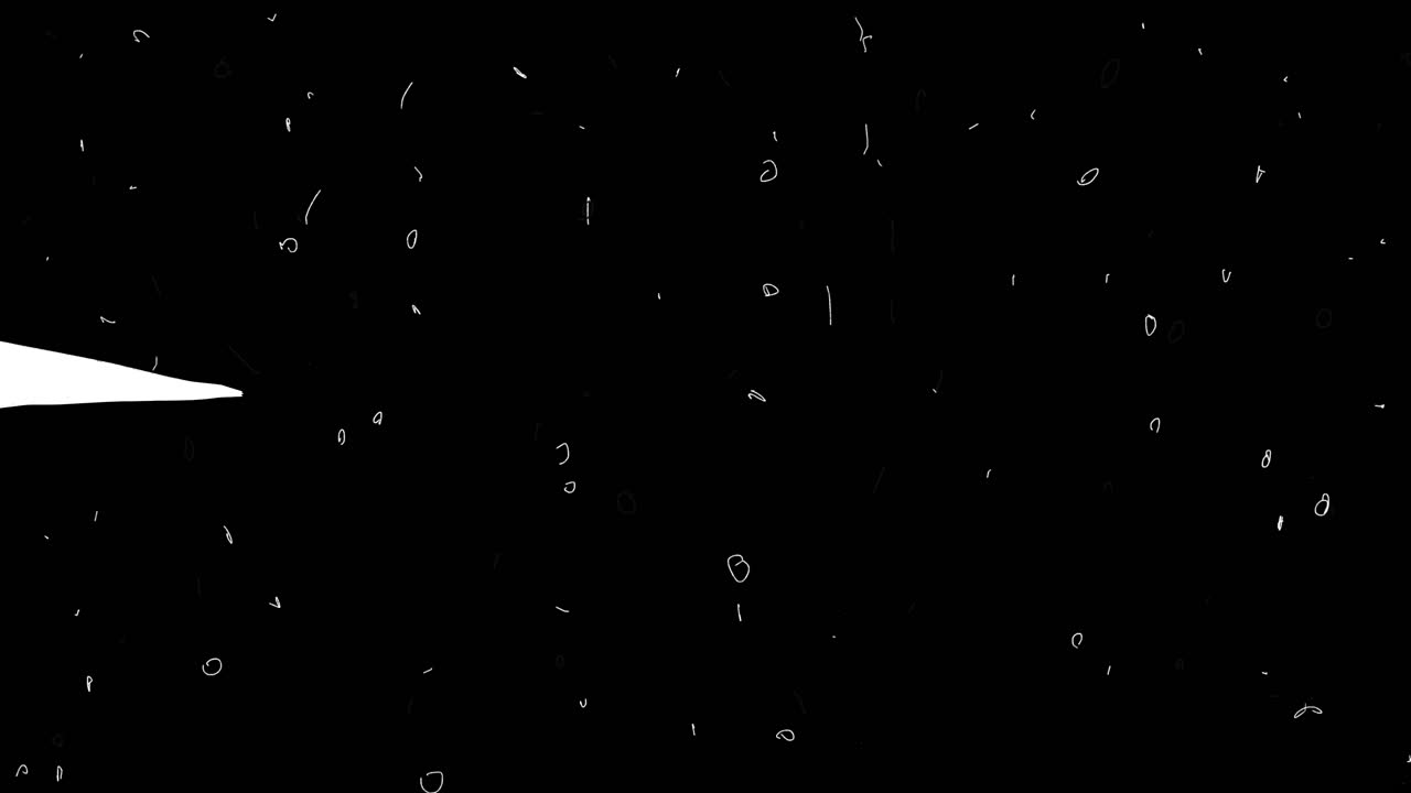Abstract Hand-Drawn Animation with Colorful Doodles