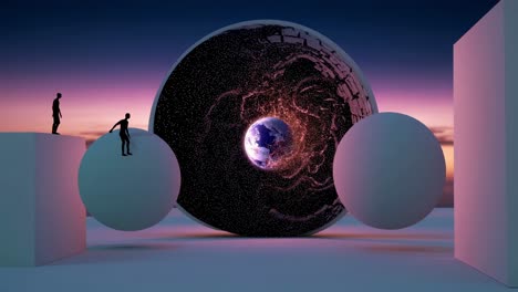 cosmic journey through the void