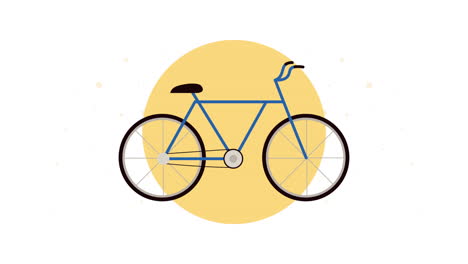 bicycle sport vehicle animation