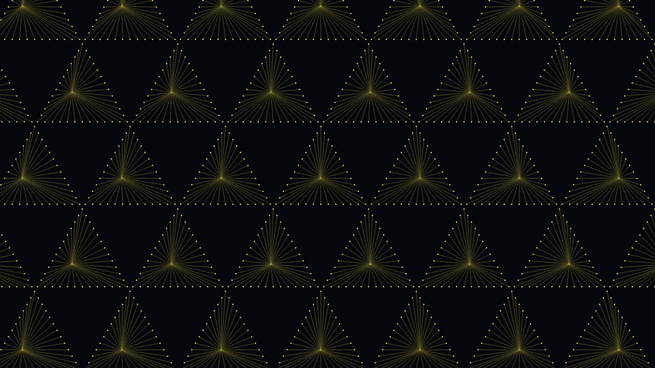 삼각형과 선의 패턴