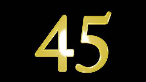 gold number 45