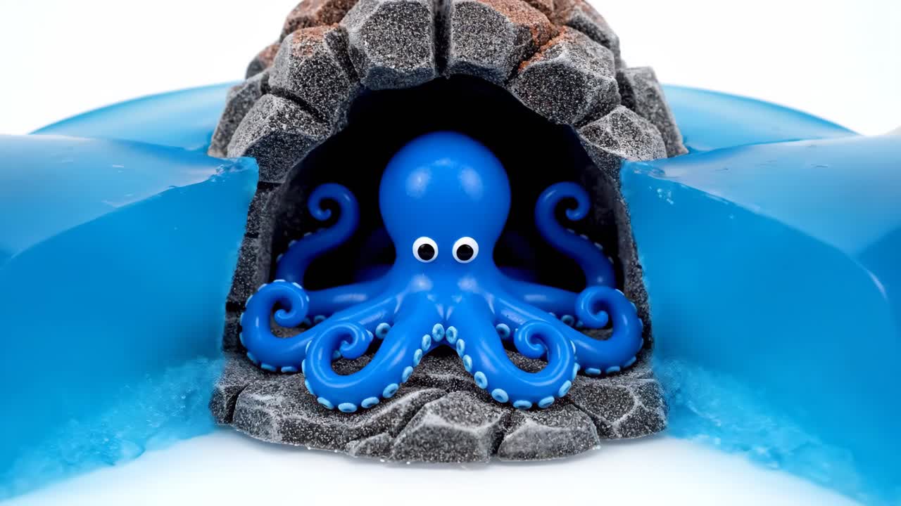 Octopus in Cave Jello