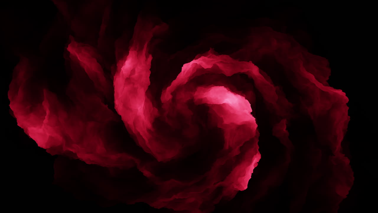 cielo de tormenta con nubes rojas místicas oscuras