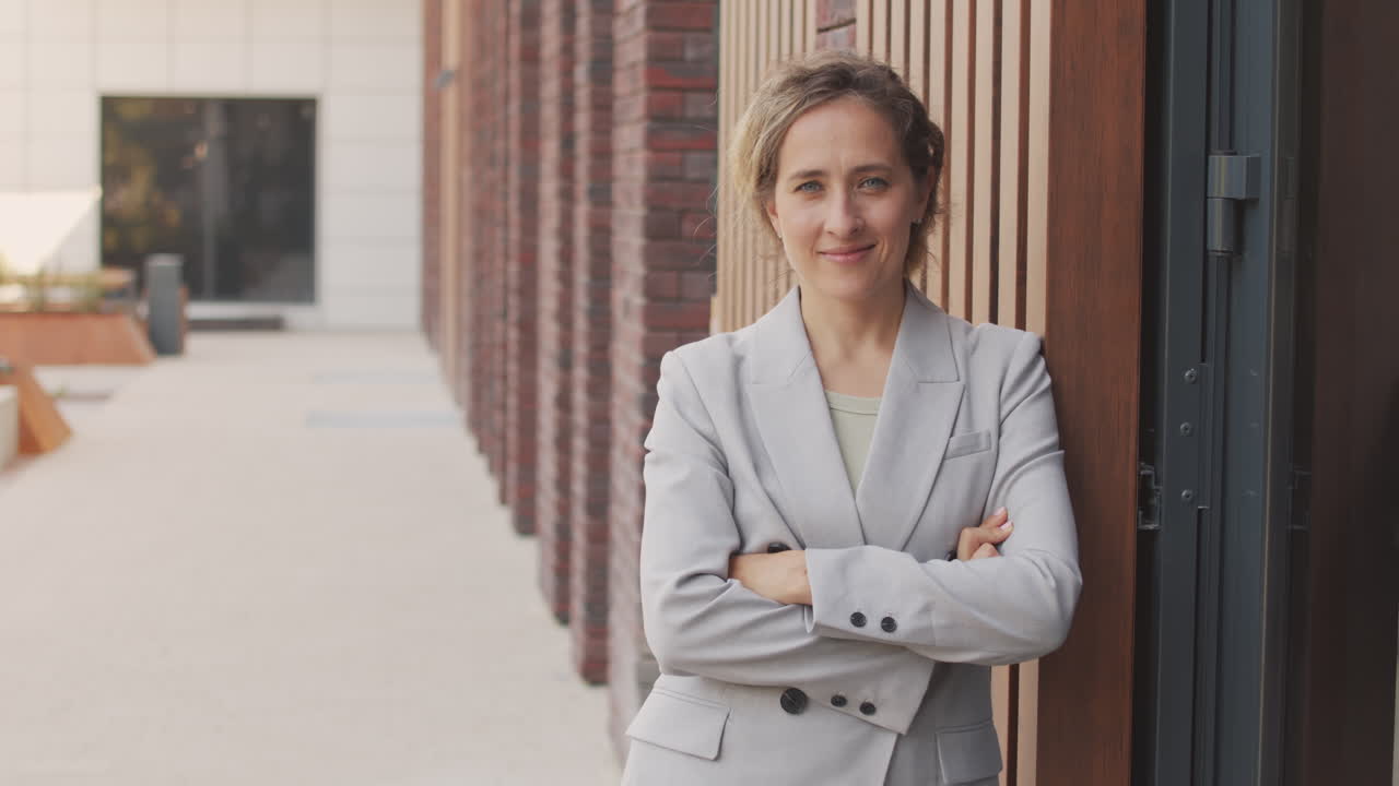 Portrait of Confident Business Woman Outdoors