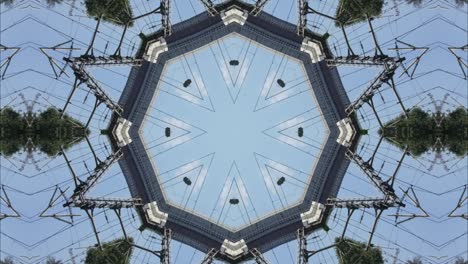 abstract geometric kaleidoscope pattern background