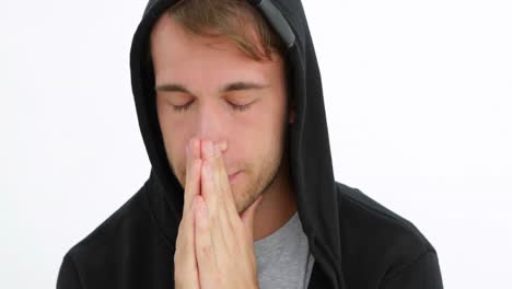 Desperate-young-man-praying-