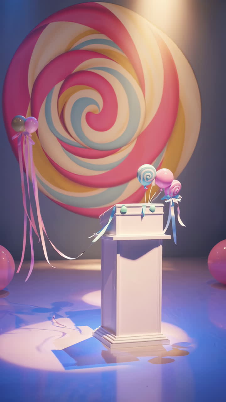 Sweet Candy Podium Decor