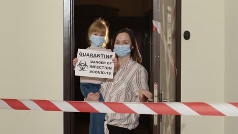 Sick-young-family-of-woman-with-child-daughter-stay-at-home-during-coronavirus-quarantine-lockdown