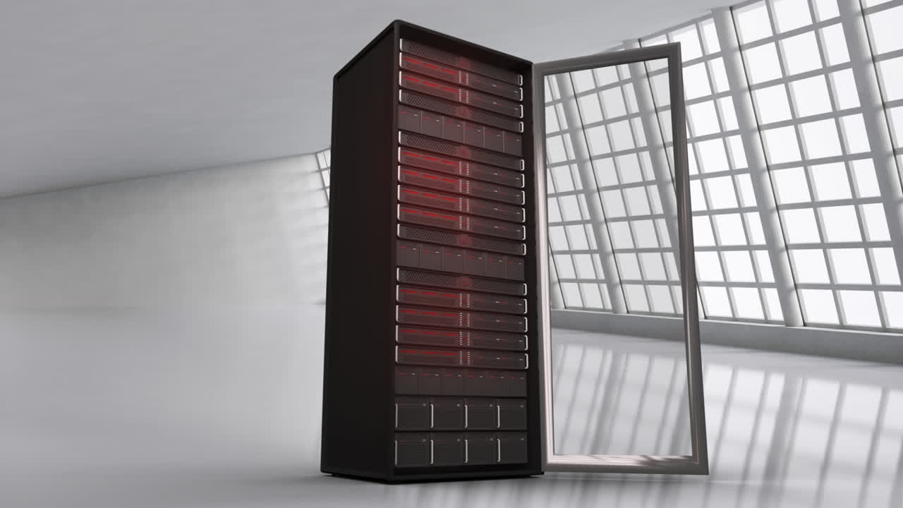 flechas apuntando hacia arriba con servidor de datos en fondo blanco