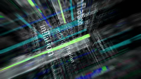 news titles media with inflation seamless looped screens