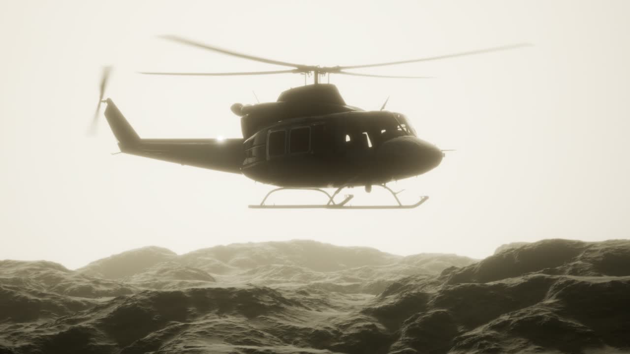 베트남에 있는 미국 군사 헬리 ⁇ 터