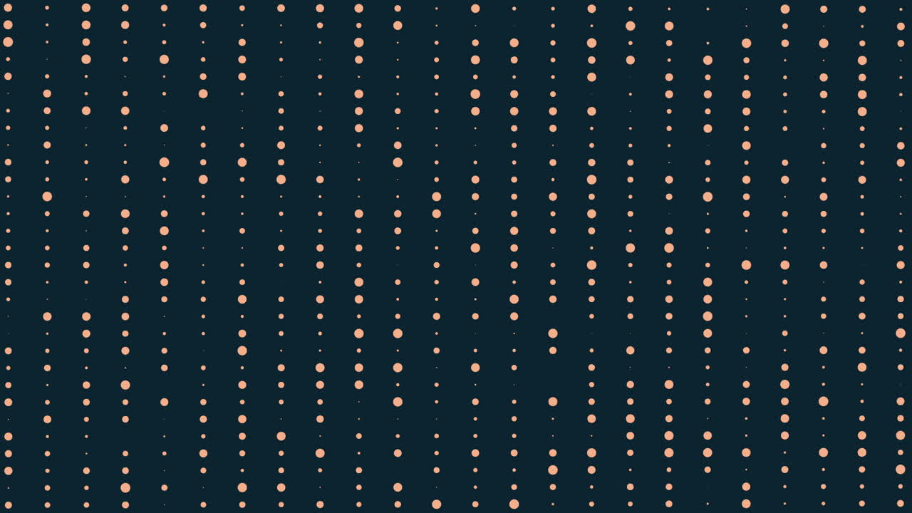 Mesmerizing matrix grid of white dots on dark blue background