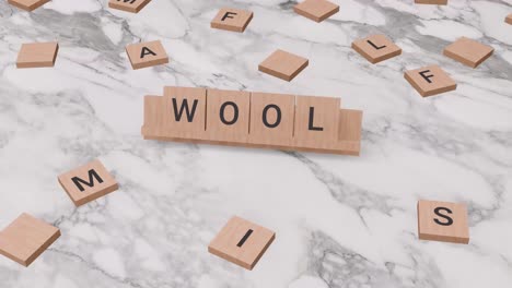 Wollwort-Auf-Scrabble