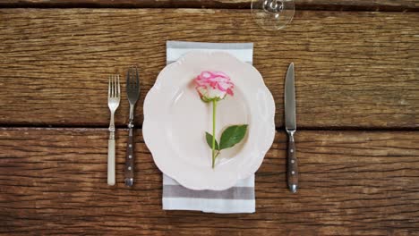 various cutlery on wooden table 4k