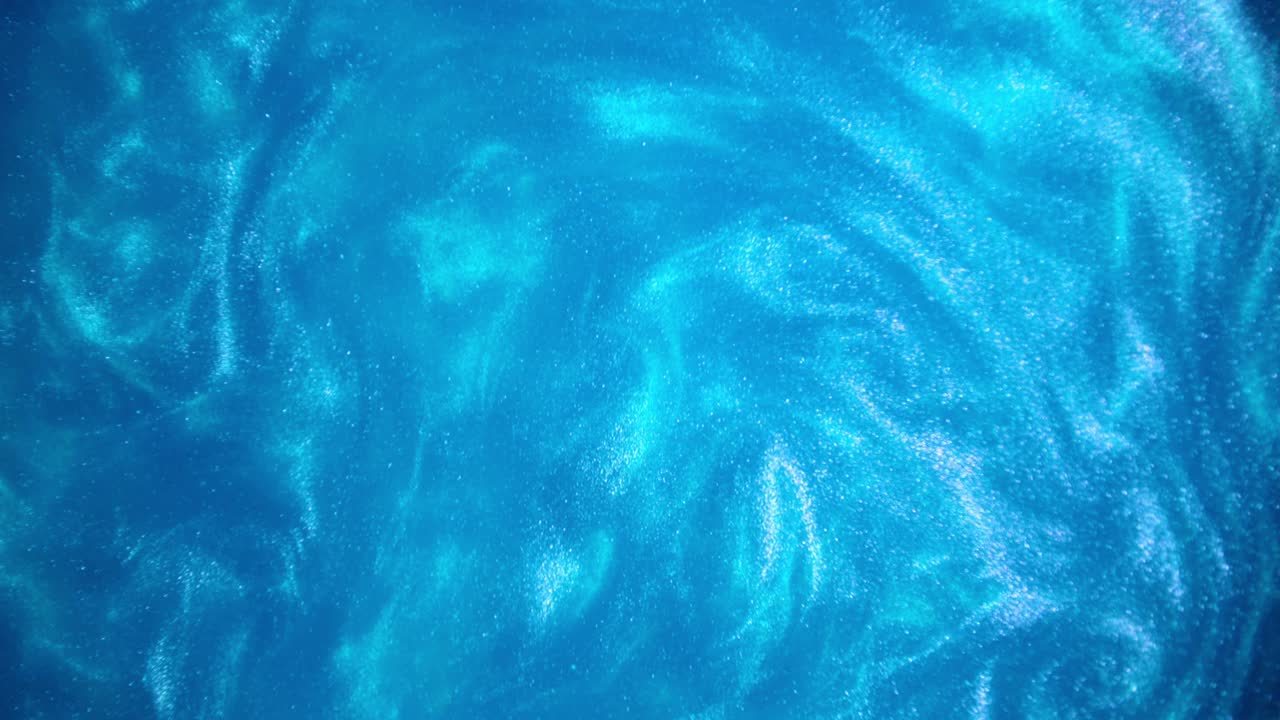 파란 액체 잉크 페인트 폭풍 흐름 액체 동적 배경 텍스처 4k
