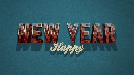 Retro-Happy-New-Year-text-set-on-a-green-grunge-texture