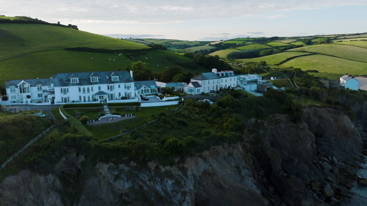 Coastal Countryside with Clifftop Homes