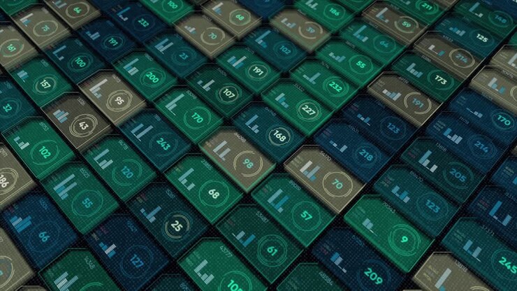 Abstract Futuristic Digital Interface