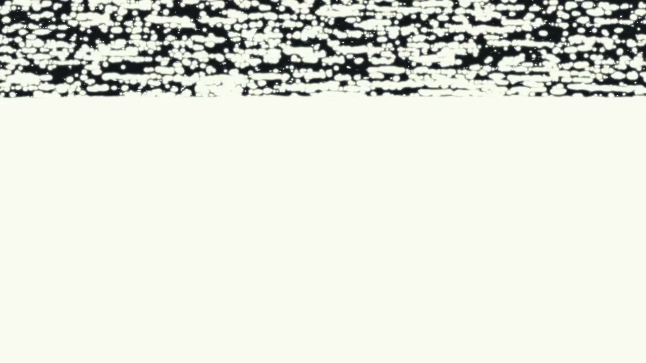 Vecchio filmato di strano esperimento scientifico - glitch di riprese al microscopio