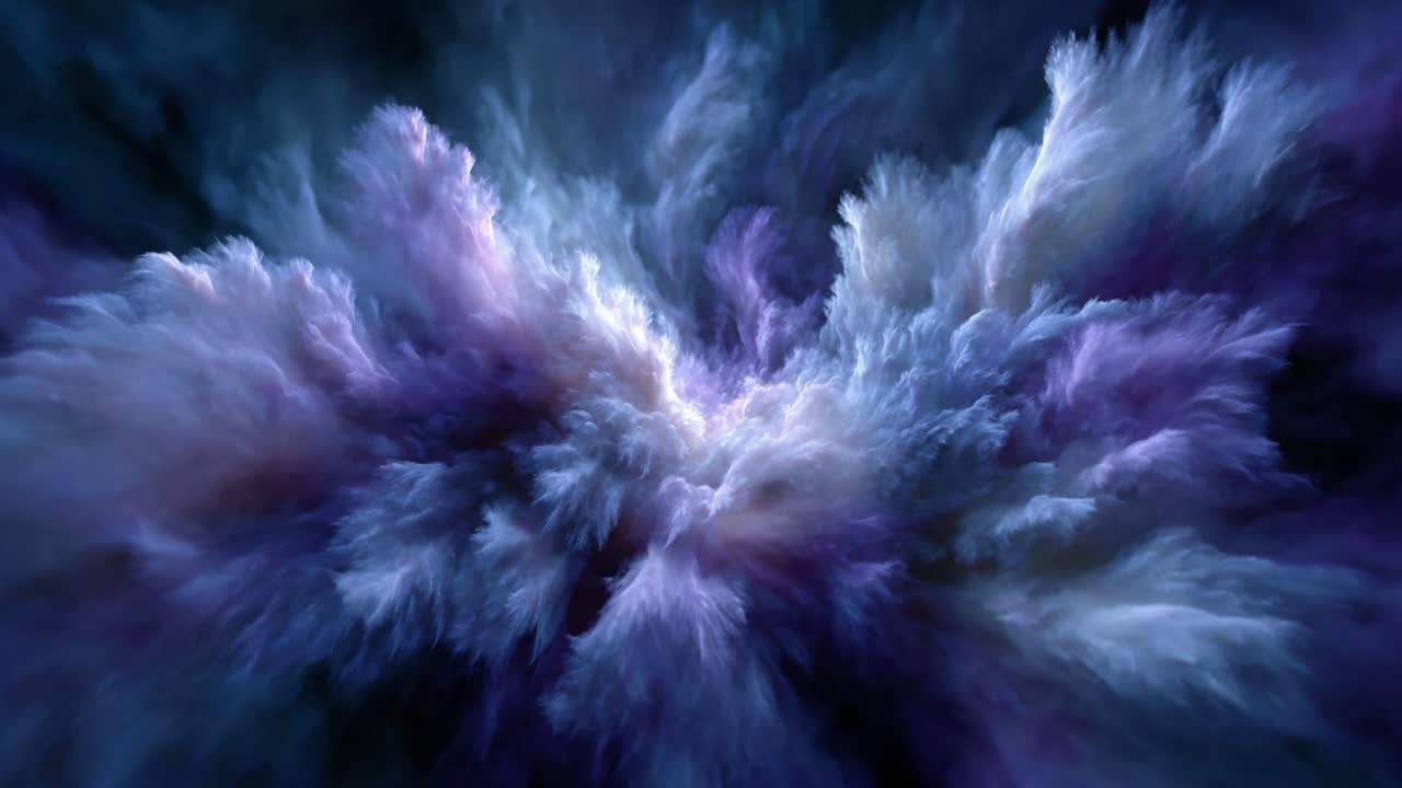 A Majestic Dance of Vibrant Clouds and Ethereal Hues Capturing the Essence of Cosmic Wonder and Fluid Motion in a Stunning Visual Display