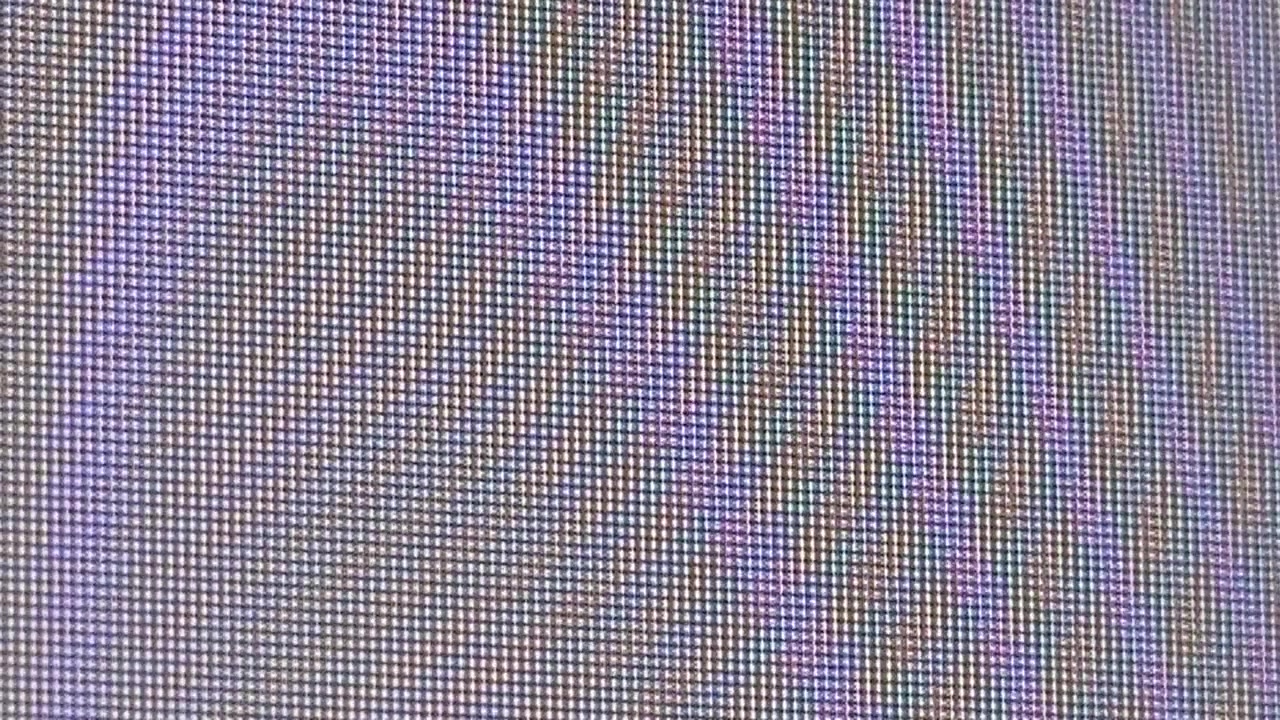 Píxeles de pantalla en primer plano