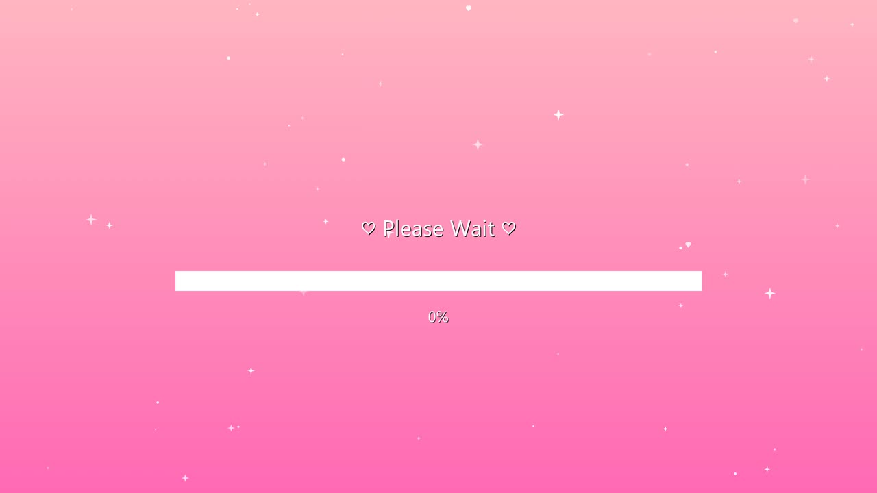 A loading bar animation with a soft pink gradient background and a sleek design. The bar progresses to indicate 55 percent completion. This is useful for website design