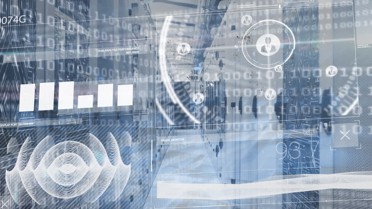 Animation of diverse data over servers