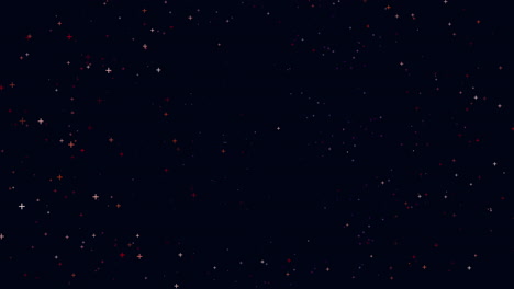 starry night sky dark background with scattered red stars for websites and apps