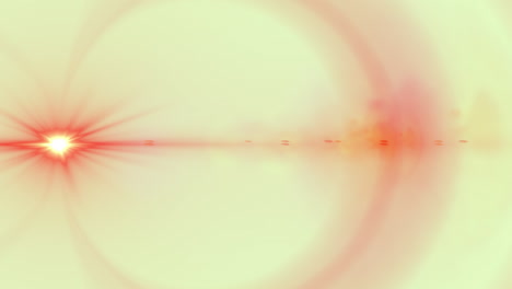 animación de rastros de luz y puntos sobre fondo verde