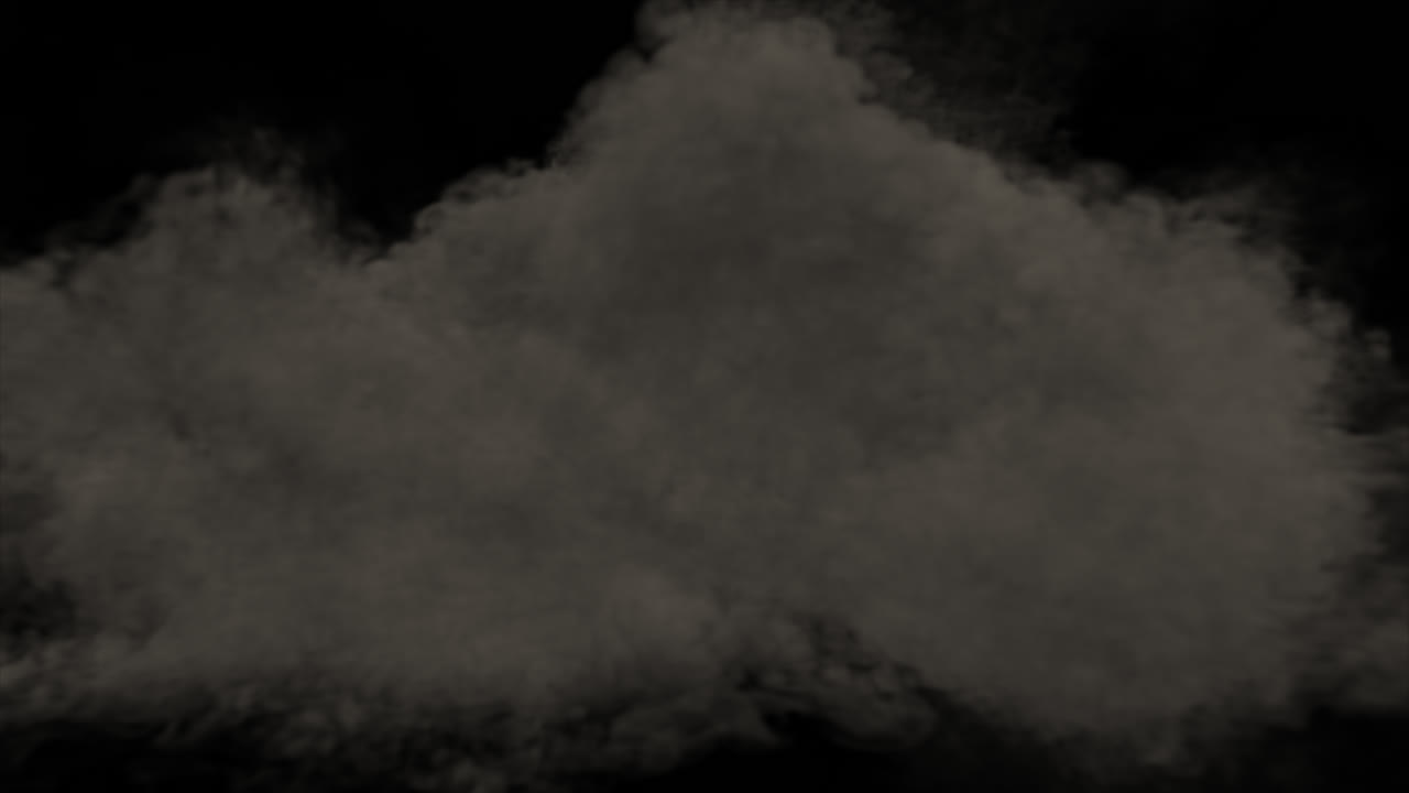 어두운 연기 구름