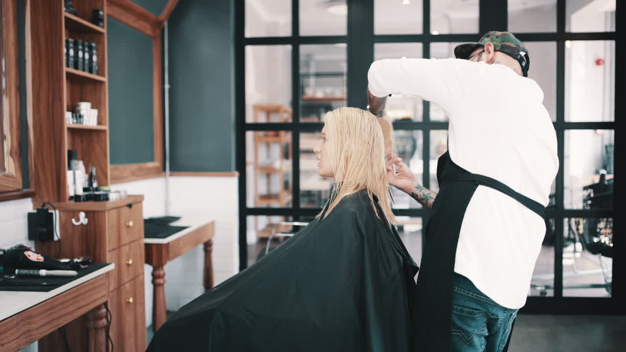 No bad hair days with his magical hands