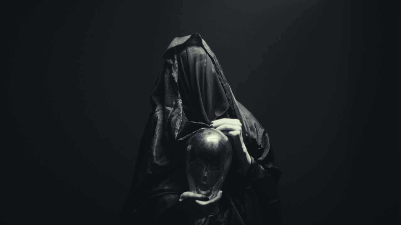 Mysterious Figure with Orb