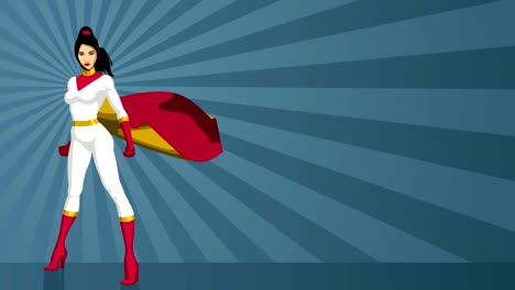 la superheroína asiática ray light