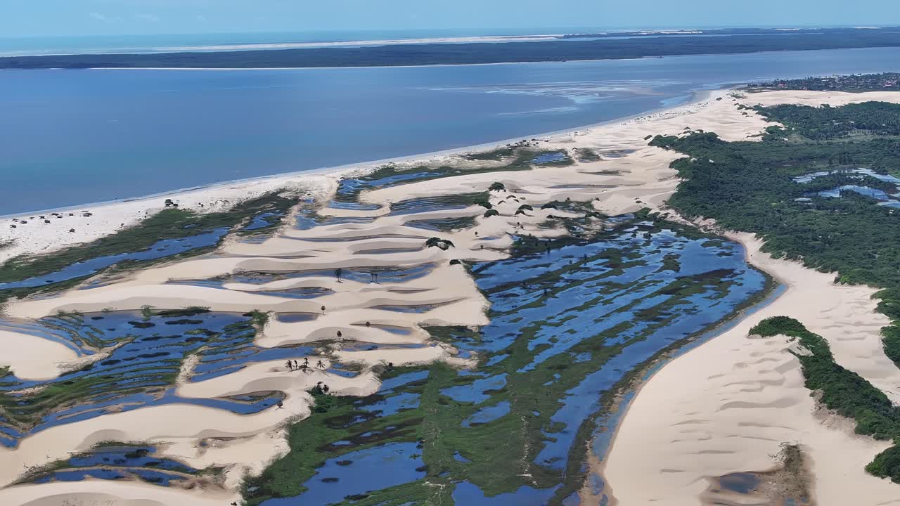 Tutoia Village At Tutoia In Maranhao Brazil. Largest River Delta. Coastal Cityscape. Tutoia Village At Maranhao. Riverside Scenery. Nature Background. Travel Destination. Brazil Northeast