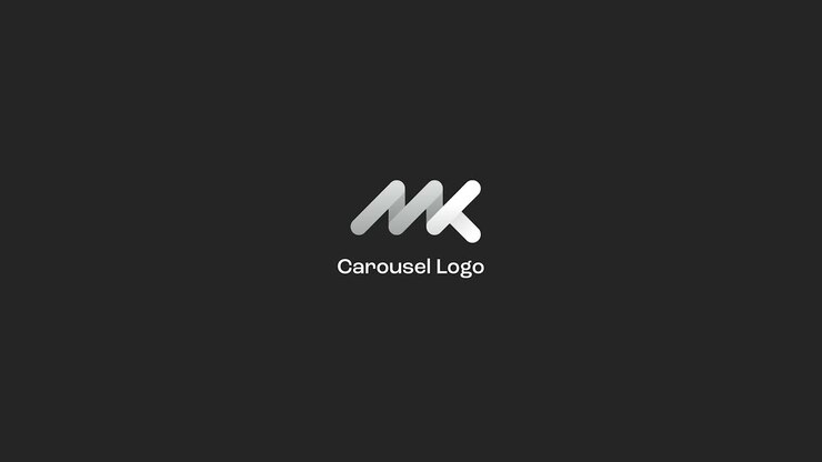 Logo-onthulling met schuifende fotogalerij