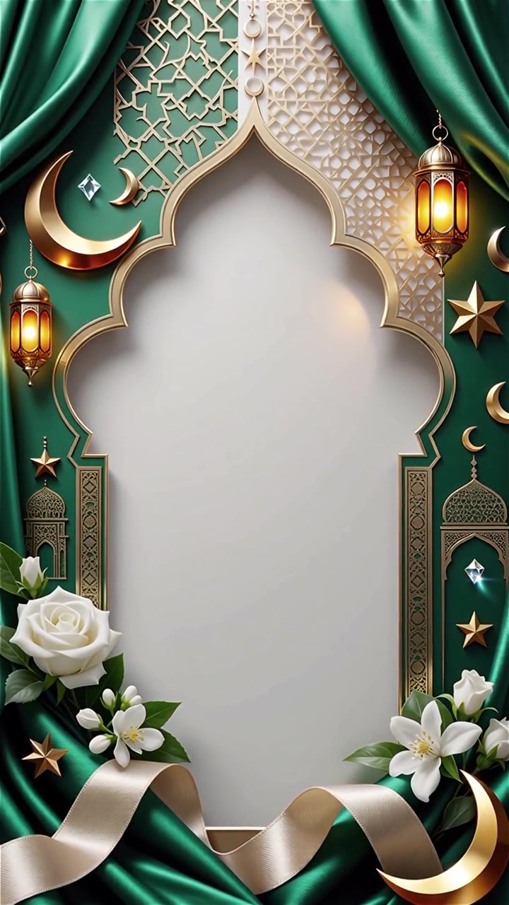 Compleanno del Profeta Maometto Mawlid al-Nabi Sfondo Islamico