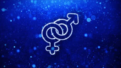 intertwined gender symbols