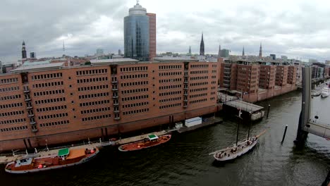 lift bridgemahatma gandhi bridge, hafencity, hamburg, lifting bridge, bascule bridge, 4k