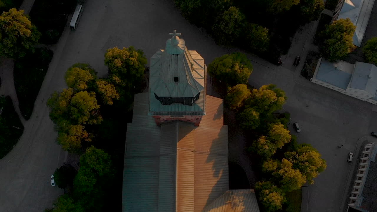 вид на собор турку с высоты птичьего полета