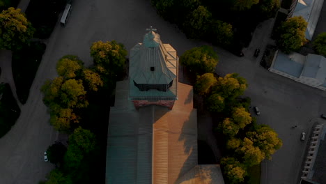 bird's eye view of turku cathedral