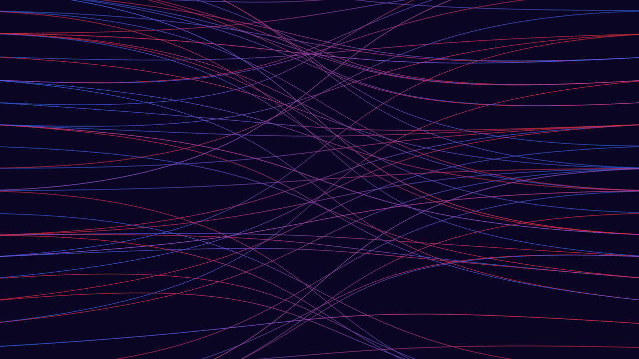 Motion waves and lines with neon in dark space