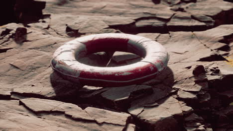 very-old-abandoned-Grungy-Lifebuoy