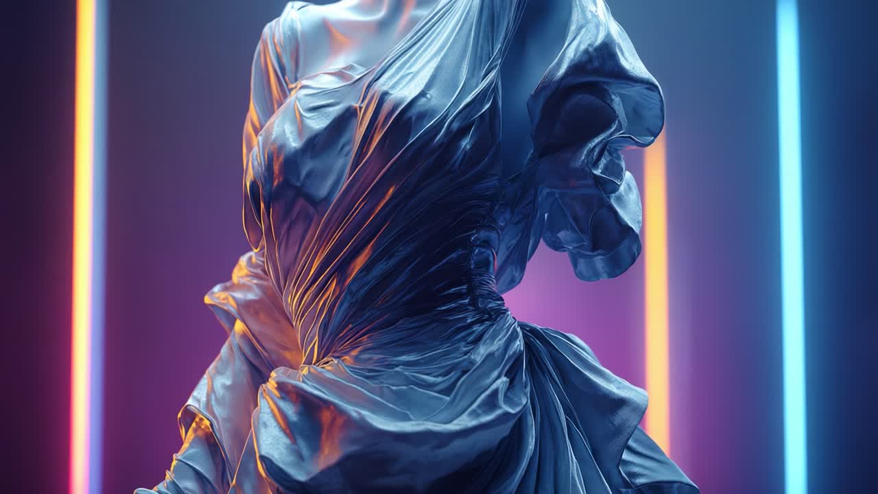 Abstract Fabric Dress