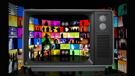 televisión vieja