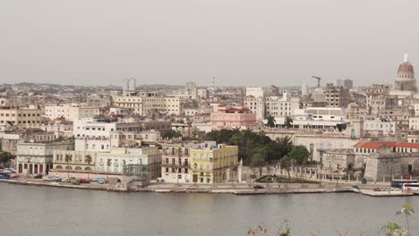 famous cityscape of havana with lovely panoramic view in summer, cuba