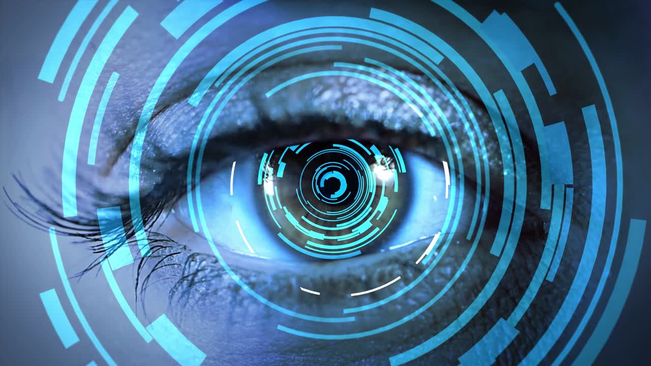 4k loop of modern game background design futuristic hud ux gui interface screen animation scifi