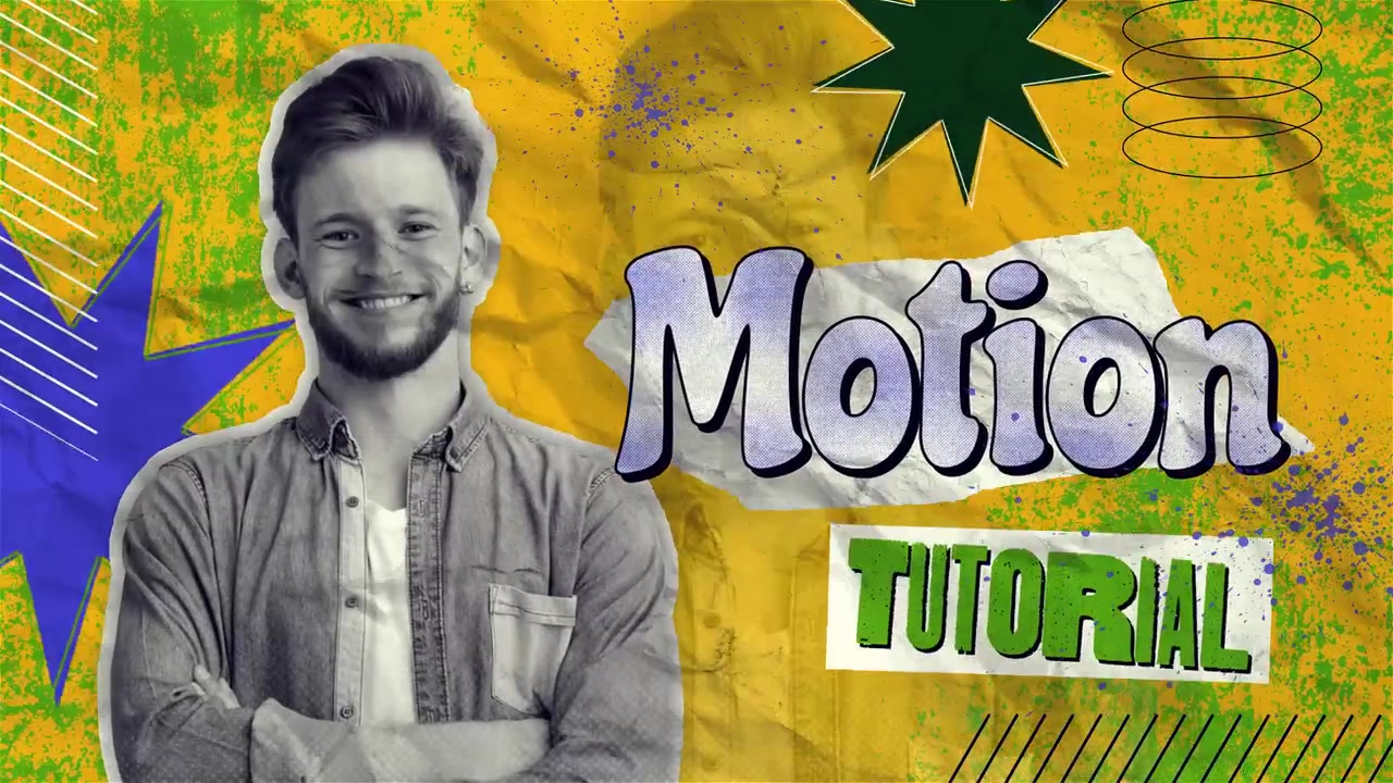 Tutorial di Motion Graphics Creativo con Stile Ritaglio di Carta