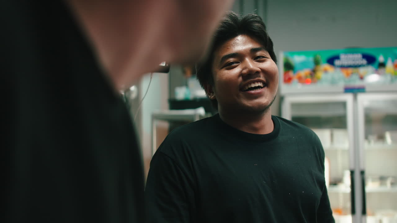 A portrait of a man indoors